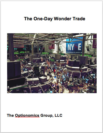 The One Day Wonder Trade Book Cover